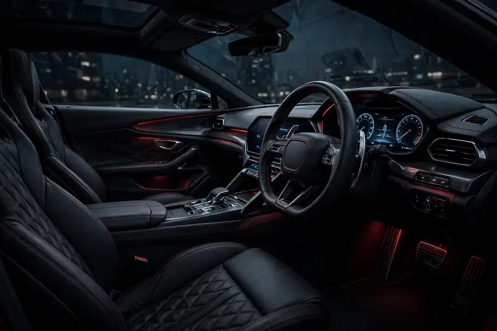 Raftar GT luxury cockpit interior