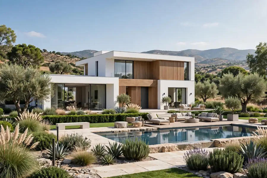 Completed villa