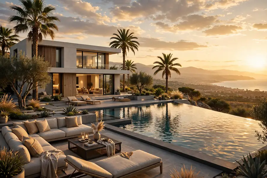 Designer villa with pool